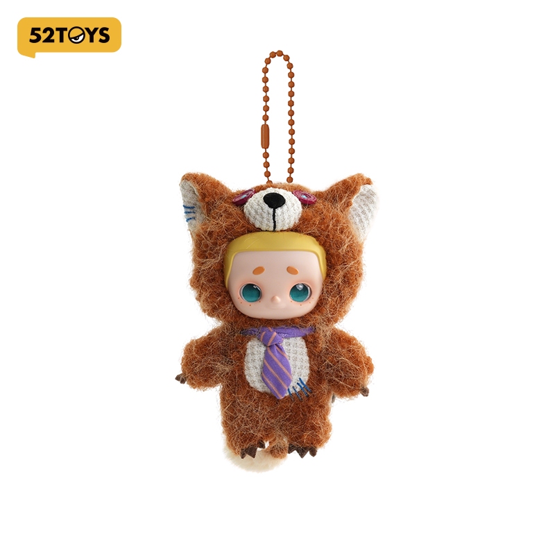 52TOYS NOOK Animal Boyfriend Series Vinyl Plush Keychain Blind Box Figure Toy