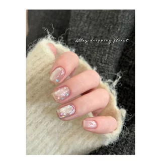 Rou Bao 12 กริดเล็บ Star เลื่อมชุดที่มีสีสัน Girly เล็บ Art DIY Charms ตกแต่ง