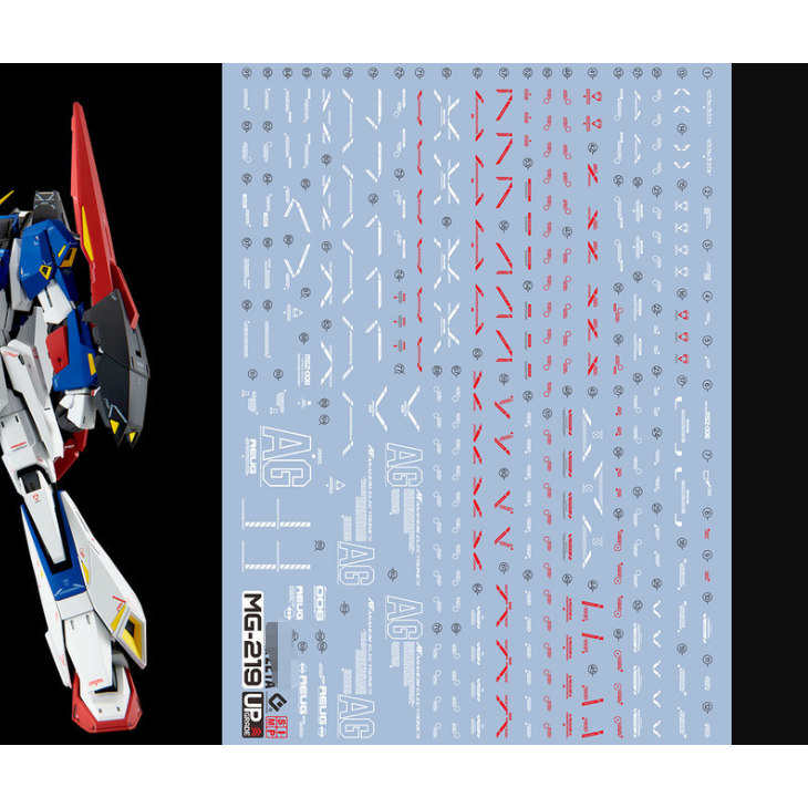 20260717 สติ๊กเกอร์สไลด์น้ํารายละเอียด EVO ใช้ได้กับ MG Z Z ZETA Ver.Ka 20TH fluo EVOMG067 (ไม่มีฟิก