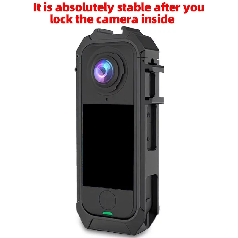 กรงพลาสติกปลดเร็วสำหรับ Insta360 X4 Air เคสกรอบป้องกันอเนกประสงค์พร้อมอุปกรณ์เสริมสำหรับติดกล้อง 360 องศาบนพีซี Plastic Frame Case thumbnail 4
