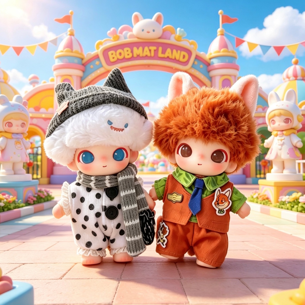 ชุดตุ๊กตา Dimoo pixar Joint Series เสื้อผ้าตุ๊กตาสไตล์ใหม่แบบตัดเสื้อ (ไม่รวมตุ๊กตา)