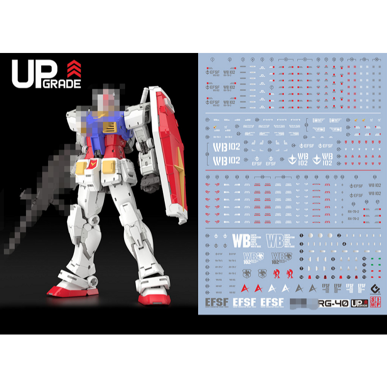 EVO รูปลอกสไลด์น้ํา RG 1/144 RX-78-2 RX78-2 2.0 EVORG032