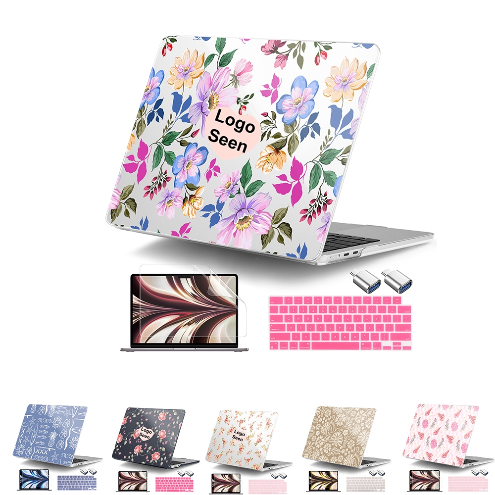 Vibrant สีน้ําดอกไม้พิมพ์สําหรับ MacBook M1 M2 M3 M4 M5 ชิป Pro Air 15 14 16 13 "A3404 A3240 A3113 A