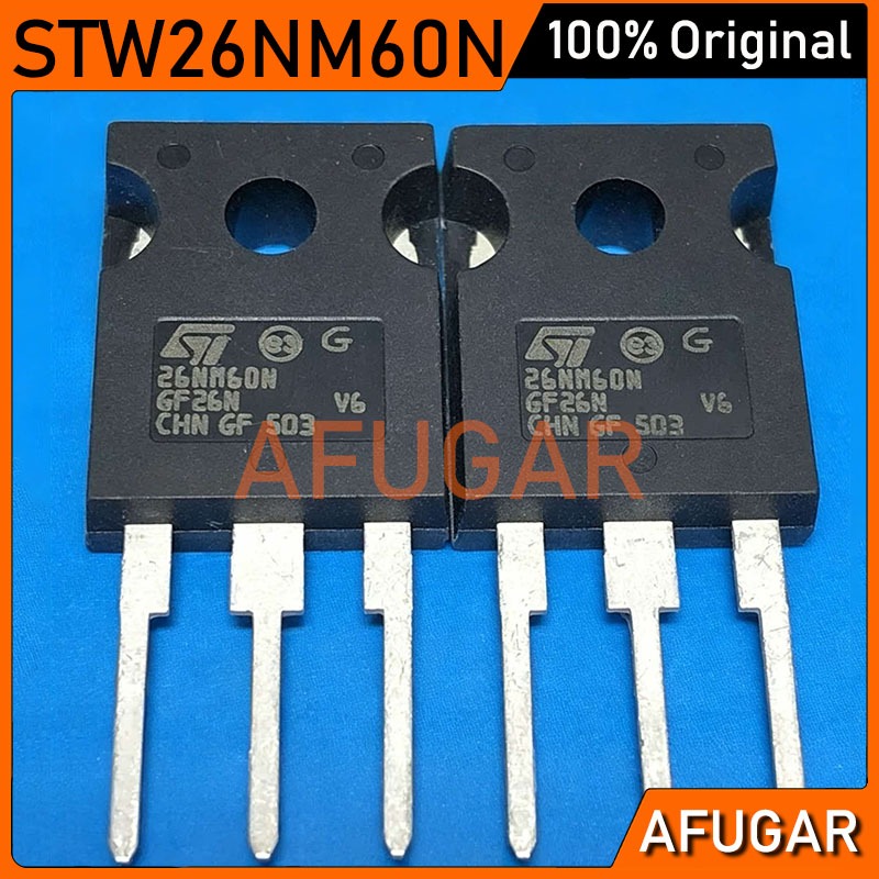 5 ชิ้น 26NM60N STW26NM60N TO-247 600 V/26A N-channel สวิทช์ MOS ทรานซิสเตอร์