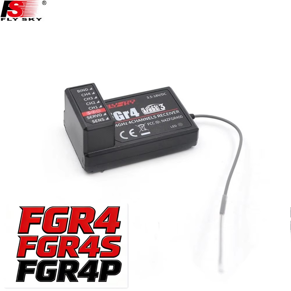 Flysky FGR4/FGR4S/FGR4P ในตัวเสาอากาศเดี่ยว Bidirectional Receiver PPM/IBUS/PWM สําหรับ Flysky FS-NB
