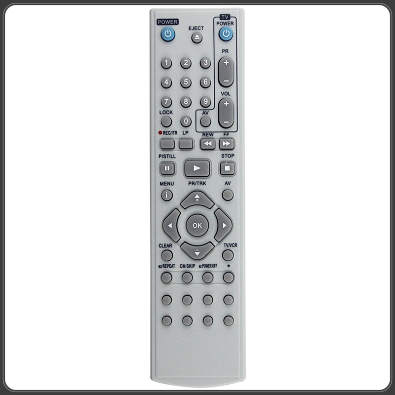 รีโมทคอนโทรล 6711R1P073B ใช้งานร่วมกับ LG VCR GC990W GC480W GC260W LV4260 LV4280L LV4961 LV4981 LV50