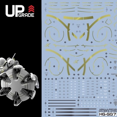 20260717 รูปลอกสไลด์น้ํารายละเอียด EVO ใช้ได้กับ HG 1/144 Xaviers Gyan Hakuji-packs decal EVOHG048 (