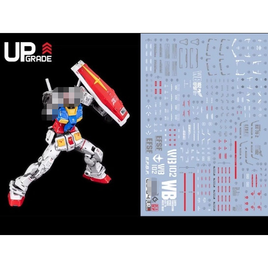 EVO decal สําหรับ Upscaled FAT CAT 1/100 RX78 RX-78-2 2.0 Water Slide Decal EVOMG071