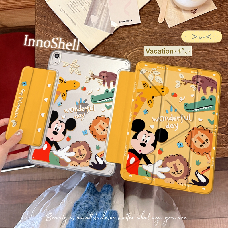 💥พร้อมส่ง💥เคสไอแพด Yพับ แม่เหล็ก ลายการ์ตูนมิกกี้เมาส์ สำหรับ Gen11 Air6 Air7 11/13 Gen10 Pro11/13 Air5
