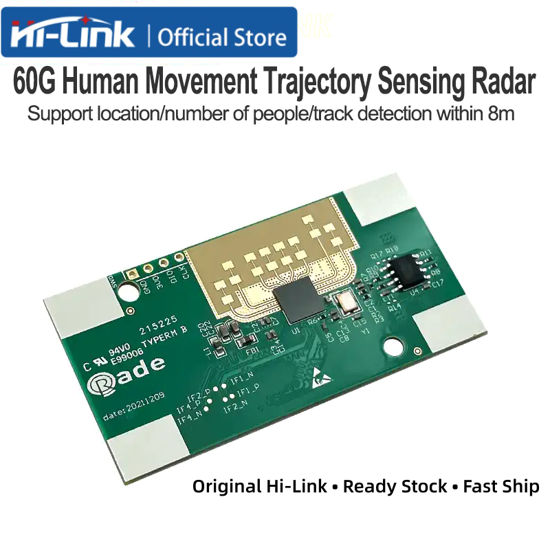HLK-LD6001 24G Human Presence Radar Sensor ความแม่นยําสูง Micro Motion Detect โมดูล