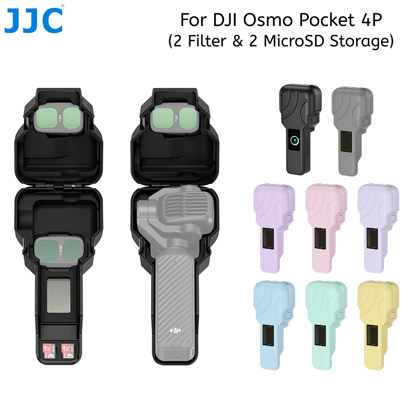 JJC กล้อง Hard Shell กรณีป้องกันหน้าจอเลนส์สําหรับ DJI Osmo กระเป๋า 4P กล้อง Gimbal อุปกรณ์ป้องกัน