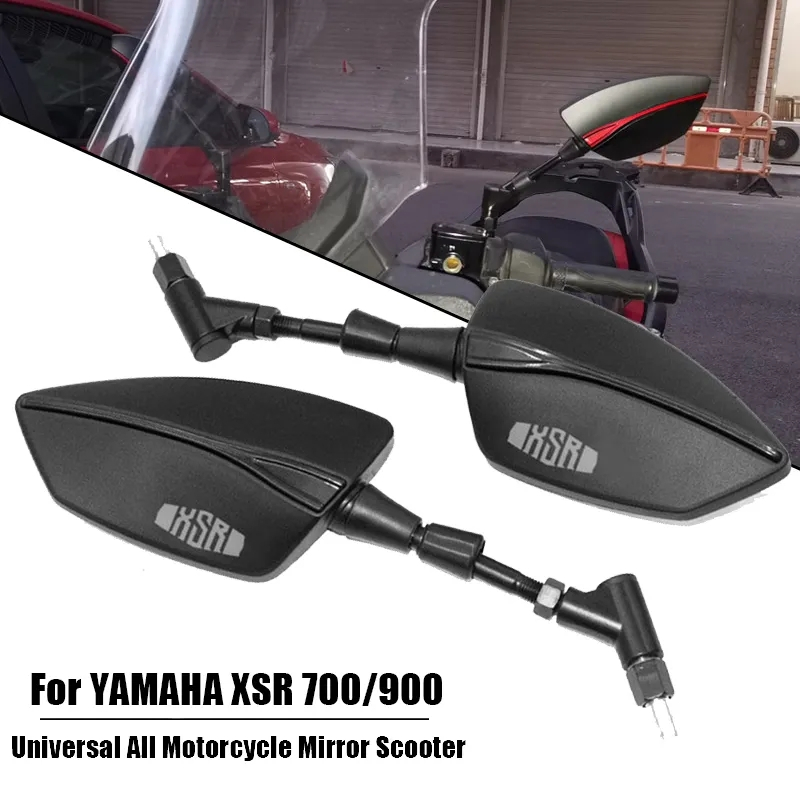 กระจกมองหลังรถจักรยานยนต์แบบปรับได้สากลสําหรับ YAMAHA XSR125/XSR155/XSR700/XSR900