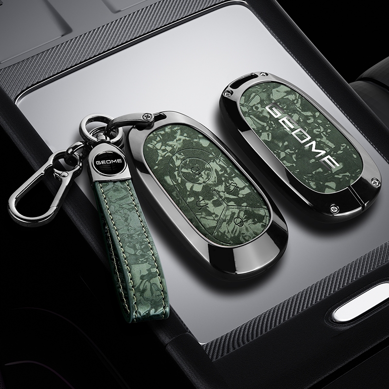 พร้อมส่ง Luxury เคสกุญแจรถ Geely หนัง ครอบเต็มตัว กันรอย กันกระแทก ไม่บดสัญญาณ สำหรับ Geely Xingyuan
