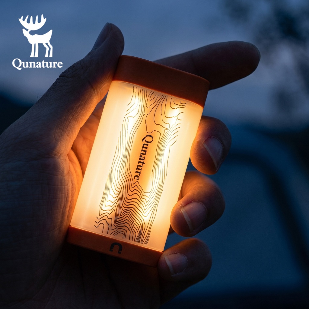 【TH Delivery】Quature Mini Magnetic Camping Light 500LM เต็นท์แบบพกพา 44g Ultra Light USB ชาร์จ 3 โหมด Warm Light IPX4 กันน้ําแขวนโคมไฟ Camping กลางแจ้งฉุกเฉิน Flashlig