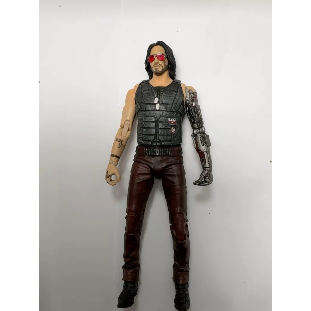 (NO BOX) McFarlane Cyberpunk 2077 Johnny Silver Hand, Handbag Version - No Accessories, Articulated 
