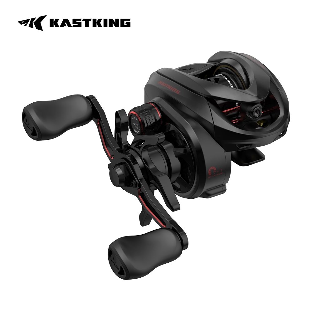 KastKing Valiant Eagle II เหยื่อระบบ Finesse Baitcasting Reel 5KG ลากสูงสุด 7.5:1 รอกตกปลาความเร็วสูงสําหรับ Bass Pike