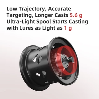 KastKing Valiant Eagle II เหยื่อระบบ Finesse Baitcasting Reel 5KG ลากสูงสุด 7.5:1 รอกตกปลาความเร็วสูงสําหรับ Bass Pike