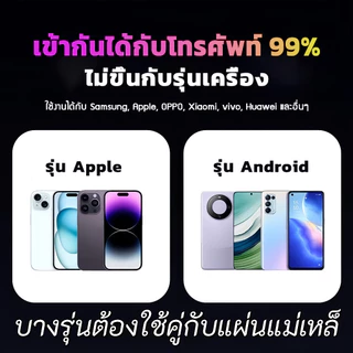 【ซื้อ1แถม 4】Magnetic Phone Cooler ไม่หลุดร่วง พัดลมระบายความร้อนมือถือ จอแสดงผล LED ระบบควบคุมอุณหภูมิด้วย AI