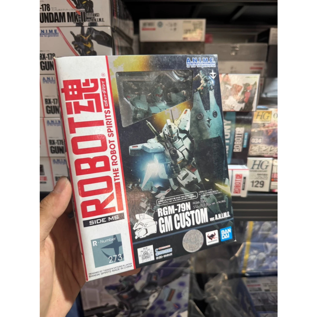 Bandai ROBOT Spirits 373 Gundam 0083 RGM-79N ประเภทพิเศษ GM ANIME GM Custom Complete Articulated Fig