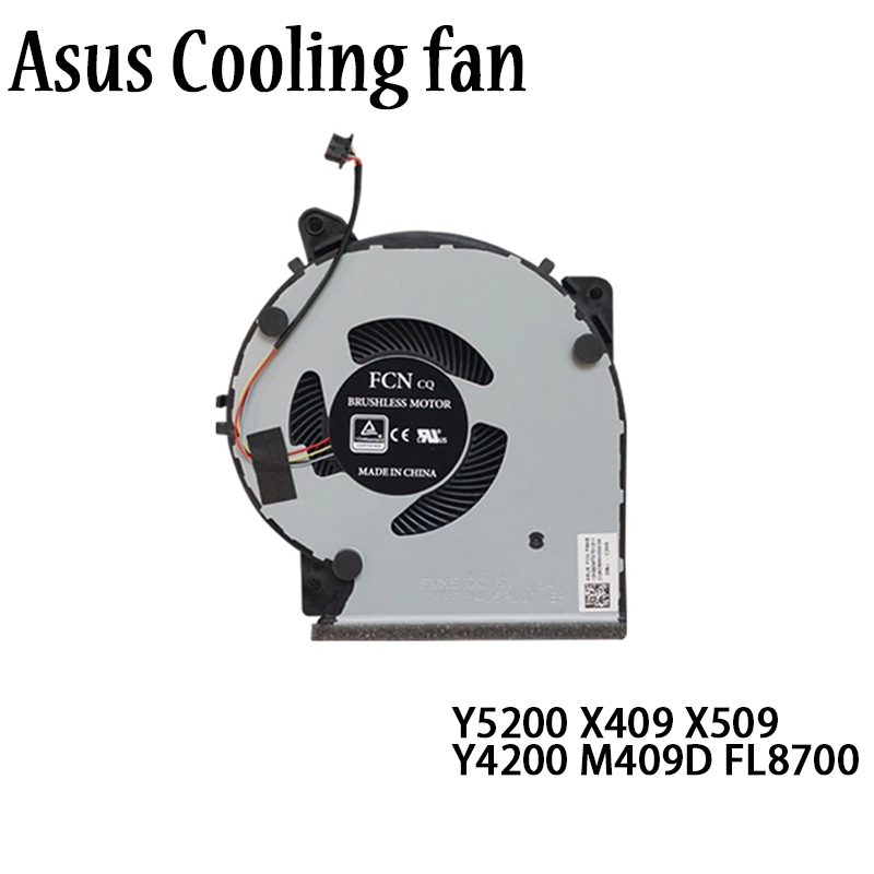 ใหม่ CPU Cooling Cooler พัดลมสําหรับ ASUS VivoBook X509 X509F X409 X409U X509U X409F FL8700D FL8700 
