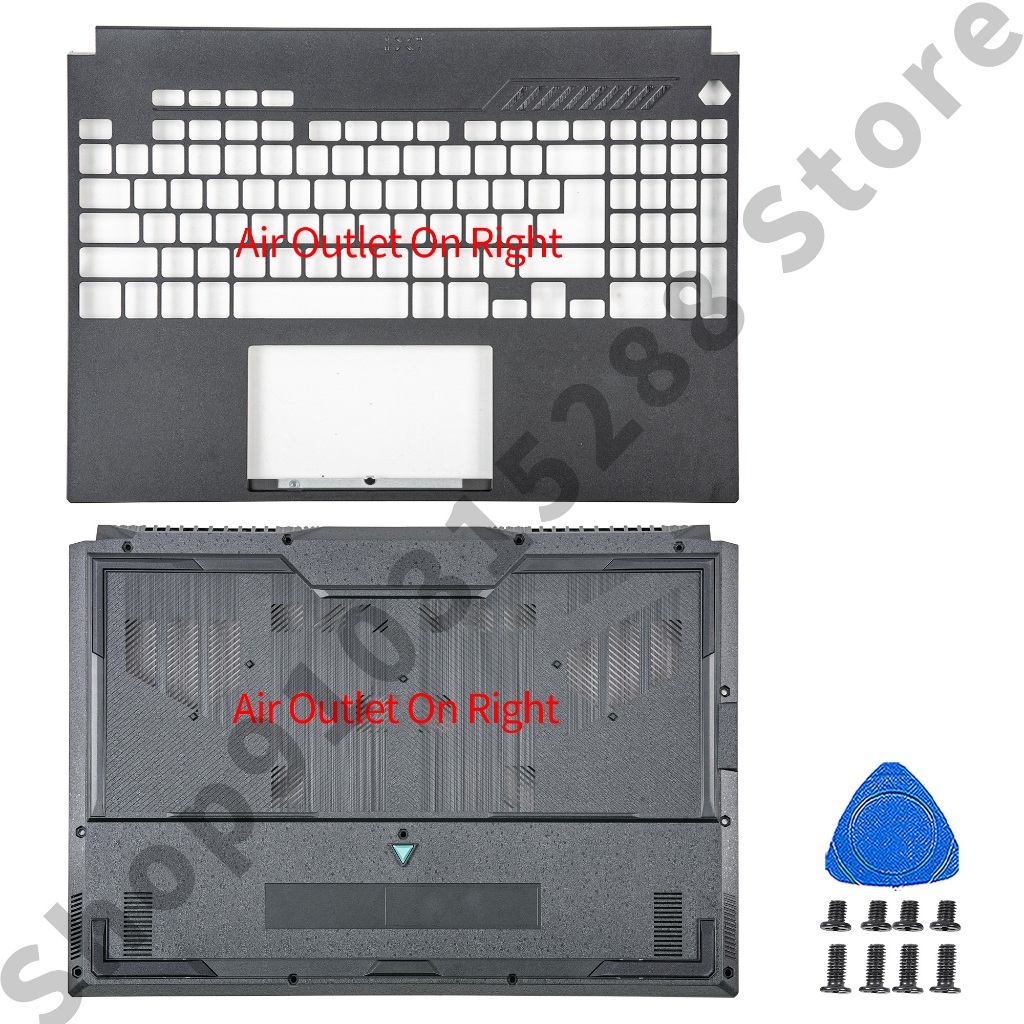 ฝาครอบด้านบน/ด้านล่างสําหรับ ASUS TUF Air FX517 FX517Z FX517ZC FX517ZE FX517ZM FA517 สกรูฟรี