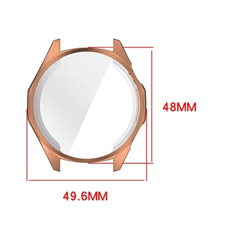 เคสกันรอยหน้าจอนาฬิกา TPU สำหรับ Huawei Watch GT 2 3 4 5 6 7 46 มม