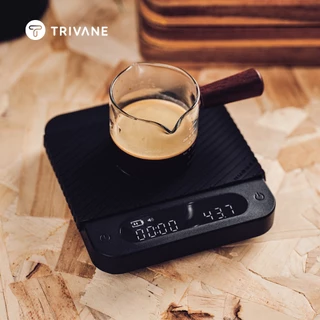 E-POUND Coffee Scale เครื่องชั่งกาแฟ ตาชั่งดิจิตอล พร้อมจับเวลา Type-C แผ่นซิลิโคนกันลื่น สำหรับ Pour Over Espresso