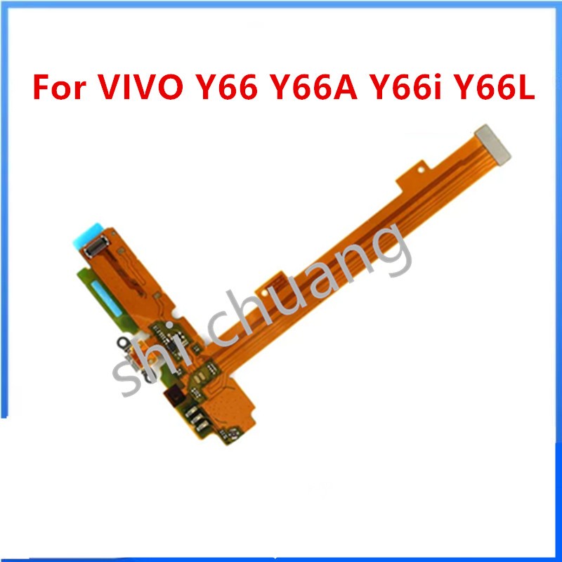 สําหรับ VIVO Y66 Y66A Y66i Y66L USB Charger ชาร์จพอร์ต Dock Connector Flex สายพร้อมไมโครโฟนโมดูลบอร์