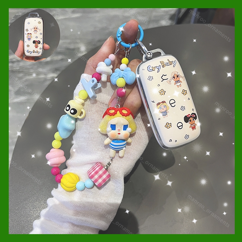 Geely เคสกุญแจรถ Geely EX5 ฝาครอบกุญแจสําหรับ Geely EX5 เคสกุญแจรีโมท CRYBABY