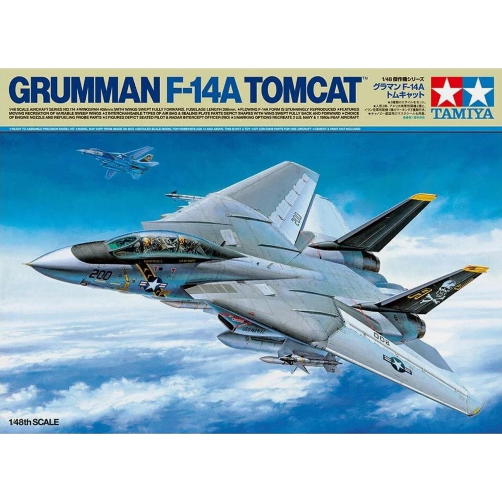 Tamiya 61114 1/48 Aircraft Series No.114 Grumman F-14A Tomcat Kit