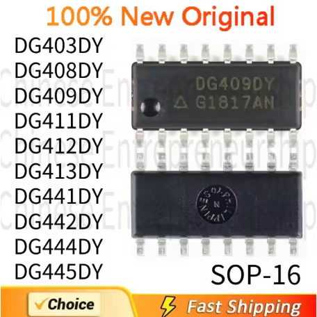 5 ชิ้น/ล็อต SOP-16 DG403DY DG408DY DG409DY DG411DY DG412DY DG413DY DG441DY DG44DY DG445DY SOP-16 SMD
