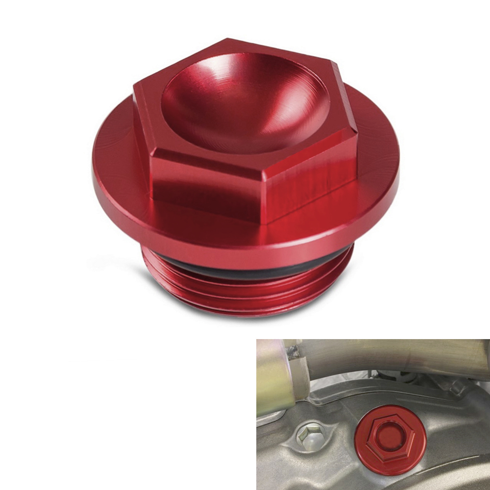 M20x2.5 Pitch CNC Oil Filler Cap ปลั๊กน้ํามันเครื่อง Universal Fit สําหรับ Honda/ Kawasaki/ Yamaha/ 