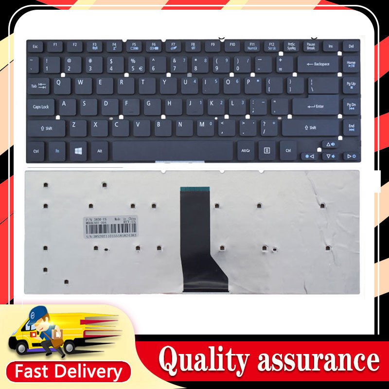 แป้นพิมพ์แล็ปท็อปใหม่สําหรับ Acer 3830T MS2317 E1-410 MS2387 4755 4830TG 4755G NV47H