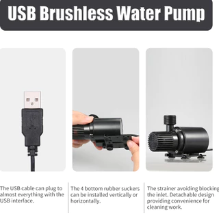 น้ํามัน Dc5v Micro Pump กันน้ํา Pond 500l/h 4w ปั๊มน้ําน้ํามันพร้อม FL Micro Water Circuu Fip พร้อมปั๊ม กันน้ํา ] น้ํามันยก Micro ปั๊ม Circul Fip