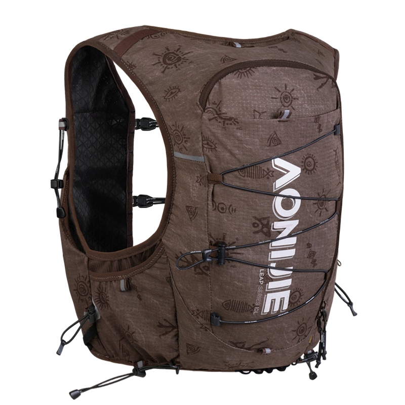 AONIJIE 10L Running Vest Pack Hydration Bag กระเป๋าเป้สะพายหลัง Trailing Marathoner Trail Running Ra