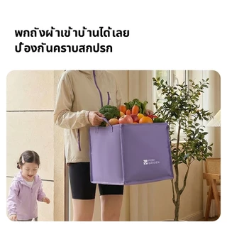 MOBI GARDEN รถเข็นพับ 50L Camping Wagon รถเข็นช้อปปิ้งมัลติฟังก์ชั่นกลางแจ้งเก็บแมวสุนัขรถสัตว์เลี้ยงรถเข็นเด็ก