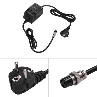 18.5v 420mA ผสมคอนโซลผสมแหล่งจ่ายไฟอะแดปเตอร์ AC 3-Pin Connector 220V อินพุต EU ปลั๊กสําหรับ Yamaha F4/F7/6FX/MG82X