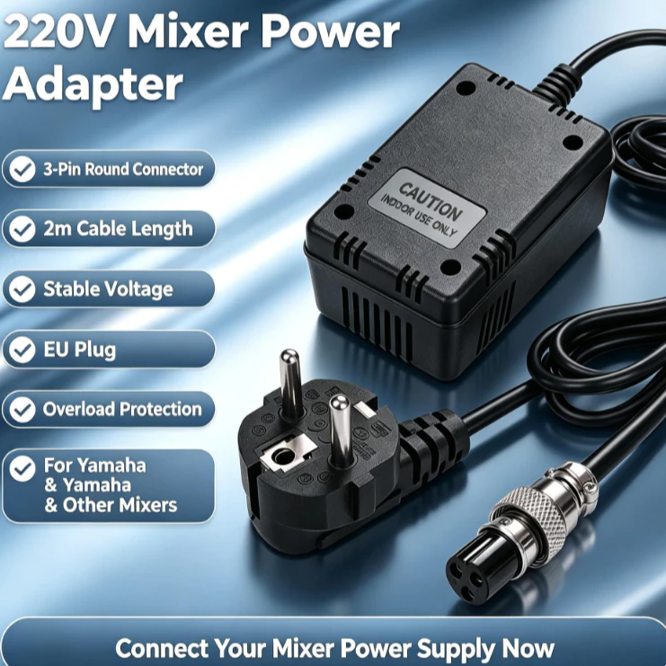 18.5v 420mA ผสมคอนโซลผสมแหล่งจ่ายไฟอะแดปเตอร์ AC 3-Pin Connector 220V อินพุต EU ปลั๊กสําหรับ Yamaha F4/F7/6FX/MG82X