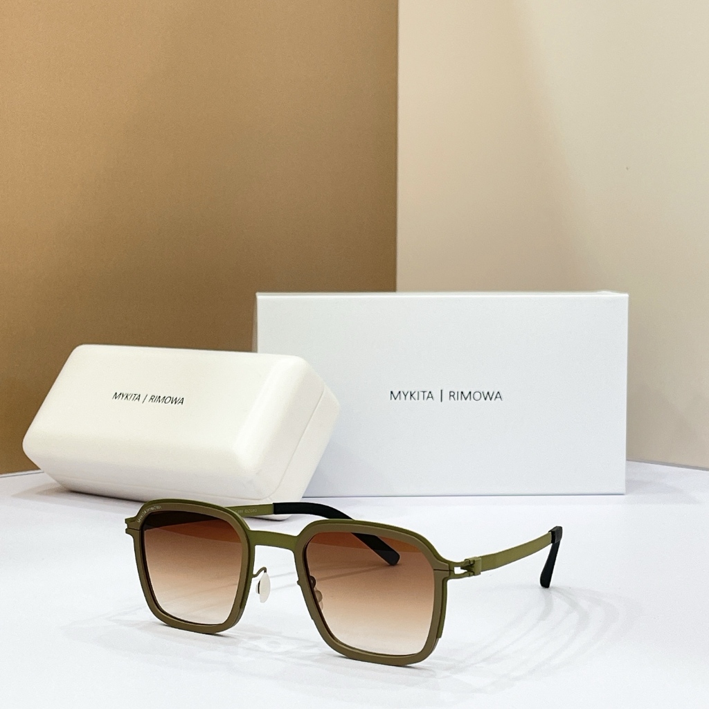 [คุณภาพสูง] แว่นกันแดด MYKITA MR002 Pilot Toad-Shaped Eye Protection อัลตราไวโอเลตแฟชั่นแว่นตากันแดด