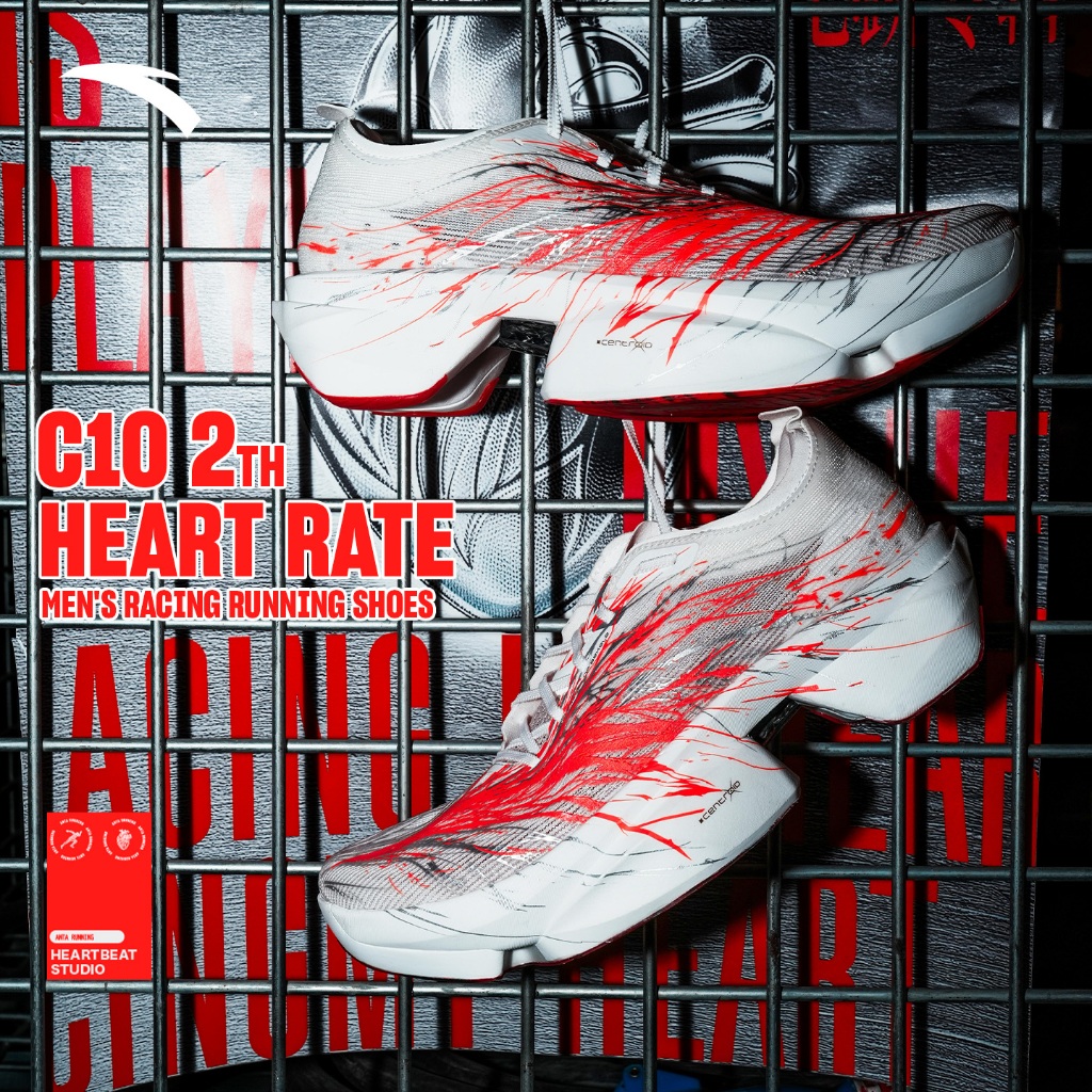 ANTA C10 BALANCE ผู้ชายกีฬารองเท้าวิ่ง Cushioned Rebound Shock Absorption รองเท้ากีฬา 112625576