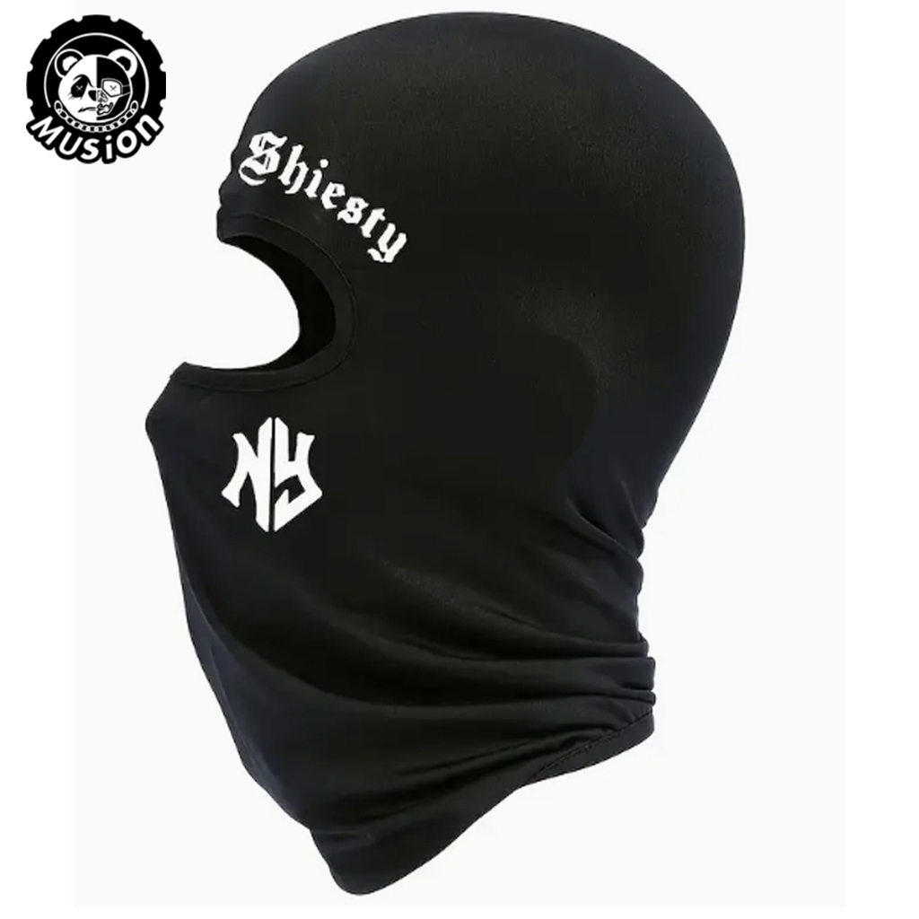 Musion Balaclava แฟชั่น Face Mask ยืด Headwear สําหรับกลางแจ้ง One ขนาดเหมาะกับทั้งหมด