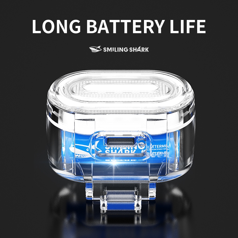 SMILING SHARK Super Bright ไฟจักรยาน LED ไฟสีแดงขี่จักรยาน Tai Llight Type-c ชาร์จ 5 โหมดกลางแจ้งขี่จักรยานแสงกันน้ํา QXD346 — صورة 4