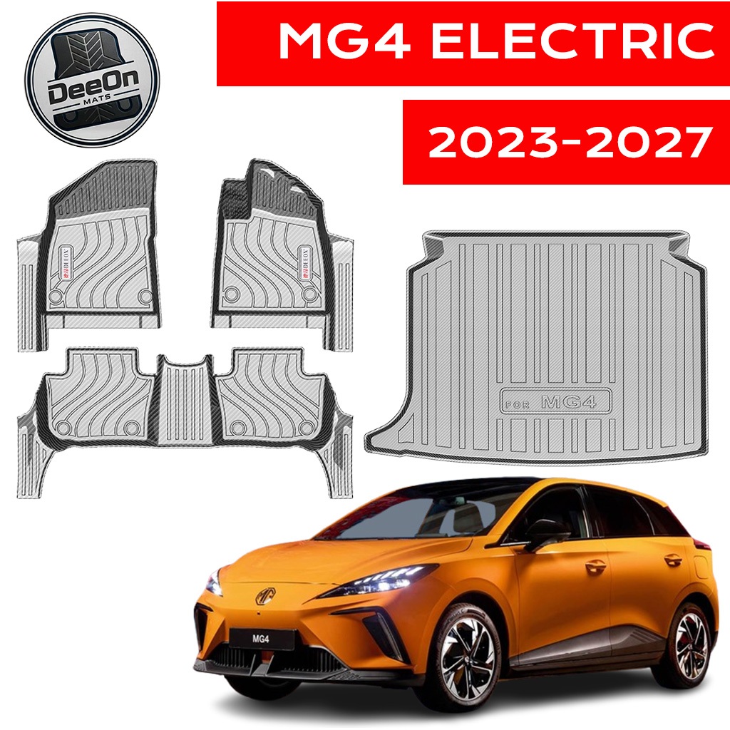 [Deeon] สําหรับ MG4 2023-2026 พรมปูพื้นรถยนต์ไฟฟ้า 3D, TPE + TPV, กันลื่นกันน้ําทนต่อการสึกหรอ