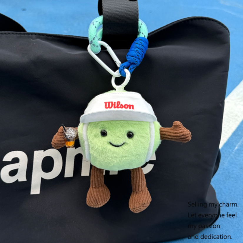 จี้กระเป๋าเป้เทนนิส Wilson Plush