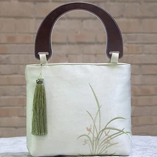 【in stock】DEALIFY กระเป๋าไม้จับกระเป๋าเดินทาง Handcrafted อุปกรณ์เสริมกระเป๋าที่ถอดออกได้อุปกรณ์เสริม DIY ไหล่สายคล้อง
