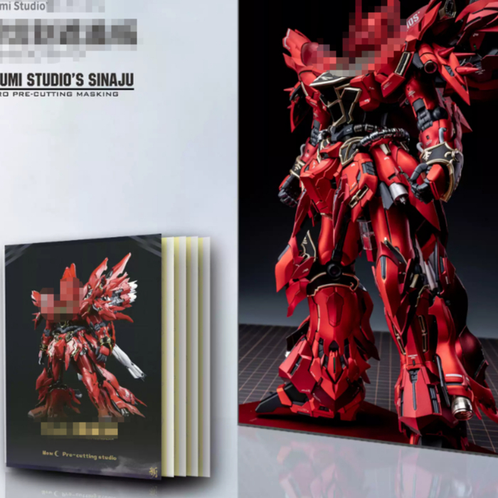 Newc Pre-Cut Masking tape สําหรับ Takumi Studios GK Sinanju (ไม่รวมชุดและอะไหล่ GK)