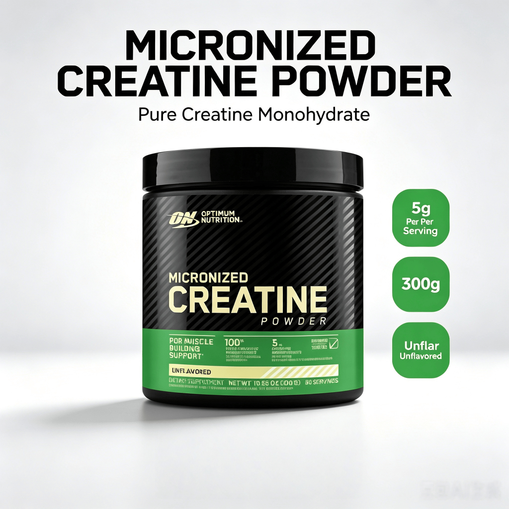 ON Whey & Micronized Creatine – การเจริญเติบโตของกล้ามเนื้อ ความแข็งแรง Power Stack