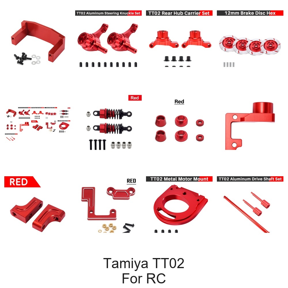 9IMOD Tamiya TT02 RC Servo Mount Bracket Servo วงเล็บคงที่โลหะ RC รถอัพเกรดส่วนประกอบสําหรับ Tamiya 
