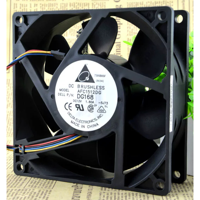 สําหรับ Delta 15050 12V 1.80A AFC1512DG DG168 15 ซม.พัดลมระบายความร้อนไหลอากาศสูง 150 * 50