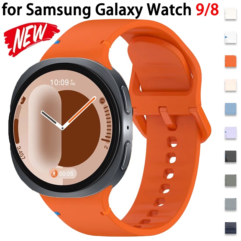 SAMSUNG สายซิลิโคนสําหรับ ซัมซุง กาแลคซี นาฬิกา9/8 44มม.40มม./8คลาสสิก46มม.สายรัดข้อมือระบายอากาศกีฬาสร้อยข้อมืออุปกรณ์เสริม